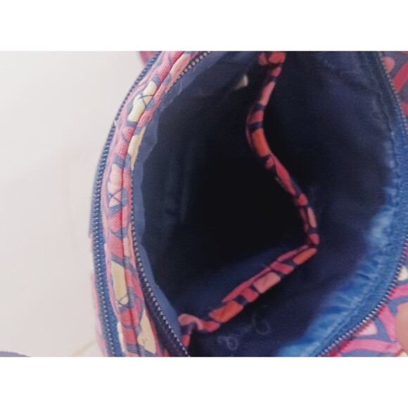 Vera Bradley Hipster crossbody With Free ID Coin Purse Key Chain Pink Diamond - Picture 8 of 12